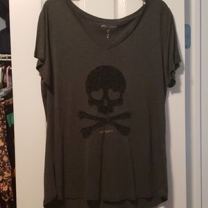 Betsey Johnson Skull shirt